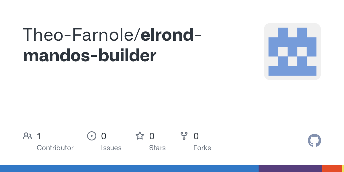 Elrond Mandos Builder (WIP)
