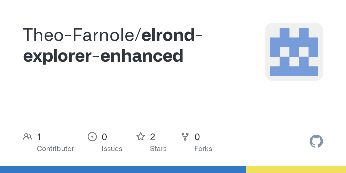 Elrond Explorer Hanced
