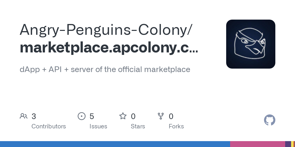 Marketplace of Angry Penguins Colony 